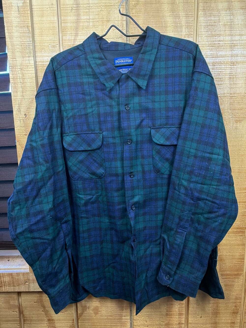 Vintage Pendleton 70's 100% Virgin Wool Made in the USA Size M Plaid Flannel